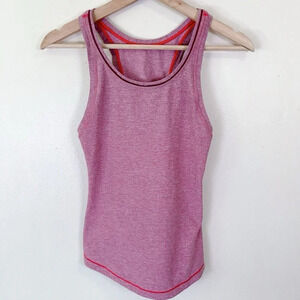 Lululemon Heathered Pink Tank Top